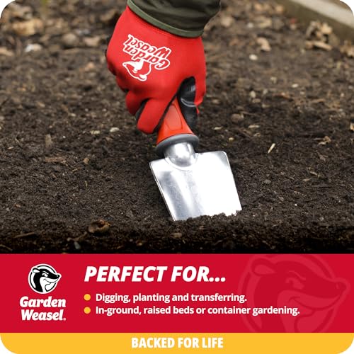 Backyard Weasel Heavy Obligation Trowel | Splendid for Planting, Digging, and Cultivating | Mini Gardening Shovel and Hand Digging Device | Mannequin 91365