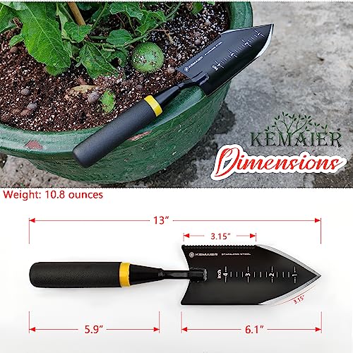 Final Gardening Reward Set - Consists of Heavy-Obligation Stainless Metal Hand Cultivator, Transplant Shovel, Trowel, Crack Weeder, and Dandelion Weeder - Unbreakable Backyard Instruments