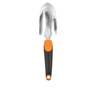 Fiskars Ergo Backyard Trowel – Sturdy Hand Device for Digging and Planting, That includes a Hanging Gap